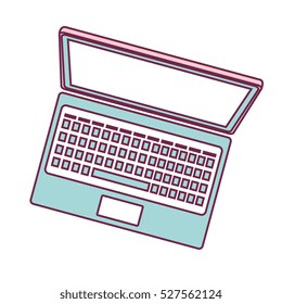 laptop computer isolated icon