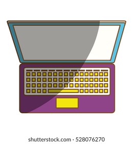 laptop computer isolated icon