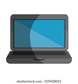 laptop computer isolated icon