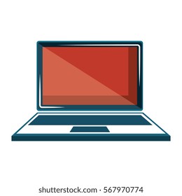 laptop computer isolated icon