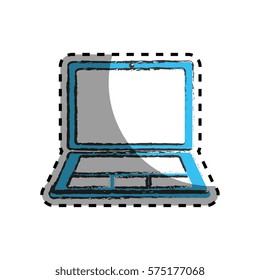 laptop computer isolated icon