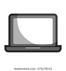 laptop computer isolated icon