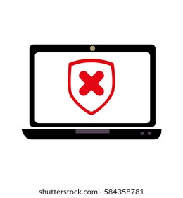laptop computer isolated icon