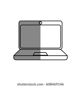 laptop computer isolated icon