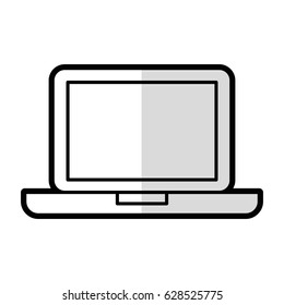 laptop computer isolated icon