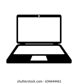 laptop computer isolated icon