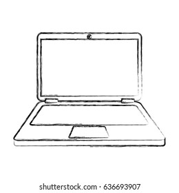 laptop computer isolated icon