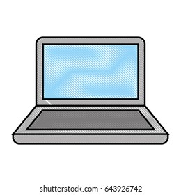 laptop computer isolated icon
