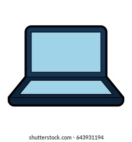 laptop computer isolated icon