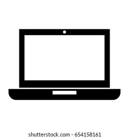 laptop computer isolated icon