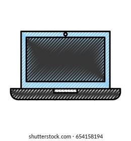 laptop computer isolated icon