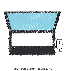 laptop computer isolated icon