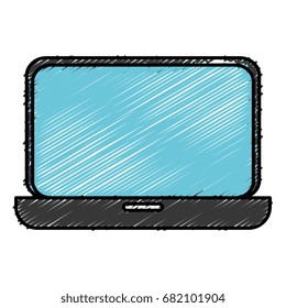 laptop computer isolated icon