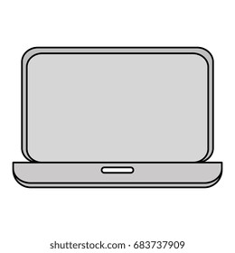 laptop computer isolated icon