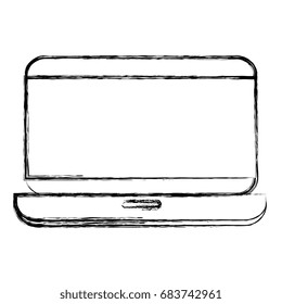 laptop computer isolated icon