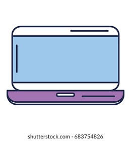 laptop computer isolated icon
