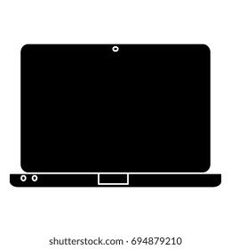 laptop computer isolated icon