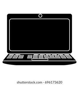 laptop computer isolated icon