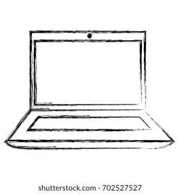 laptop computer isolated icon