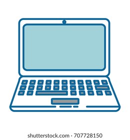 laptop computer isolated icon