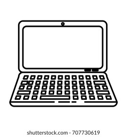 laptop computer isolated icon