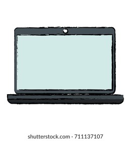 laptop computer isolated icon
