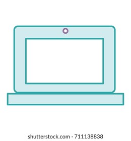 laptop computer isolated icon