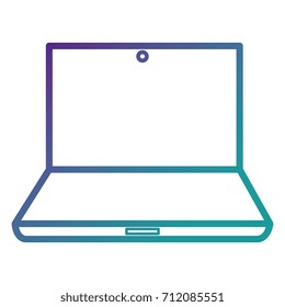 laptop computer isolated icon