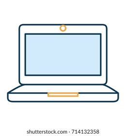 laptop computer isolated icon