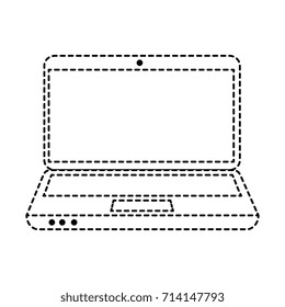 laptop computer isolated icon