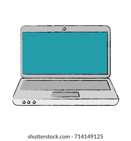 laptop computer isolated icon