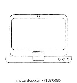 laptop computer isolated icon
