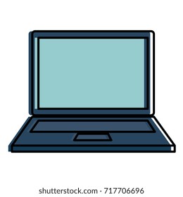 laptop computer isolated icon