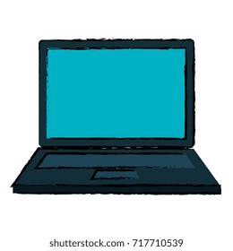 laptop computer isolated icon