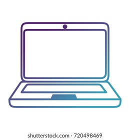 laptop computer isolated icon