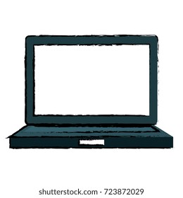 laptop computer isolated icon