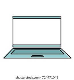 laptop computer isolated icon