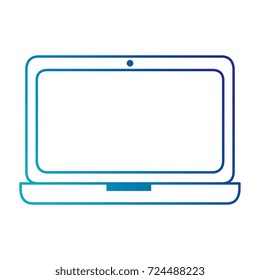 laptop computer isolated icon