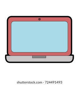 laptop computer isolated icon
