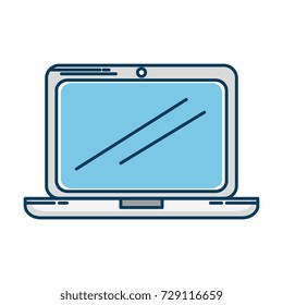 laptop computer isolated icon