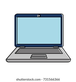 laptop computer isolated icon