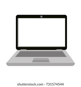 laptop computer isolated icon