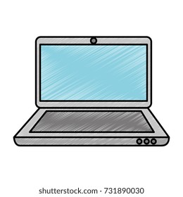 laptop computer isolated icon