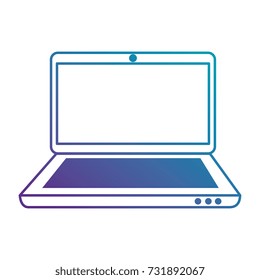 laptop computer isolated icon