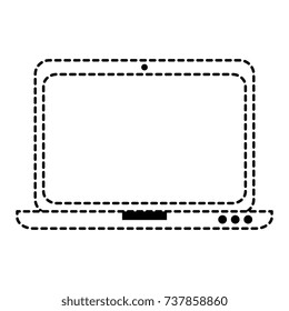 laptop computer isolated icon