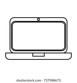 laptop computer isolated icon