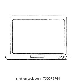 laptop computer isolated icon