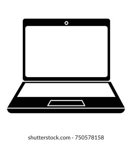 laptop computer isolated icon