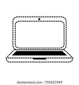 laptop computer isolated icon