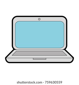 laptop computer isolated icon